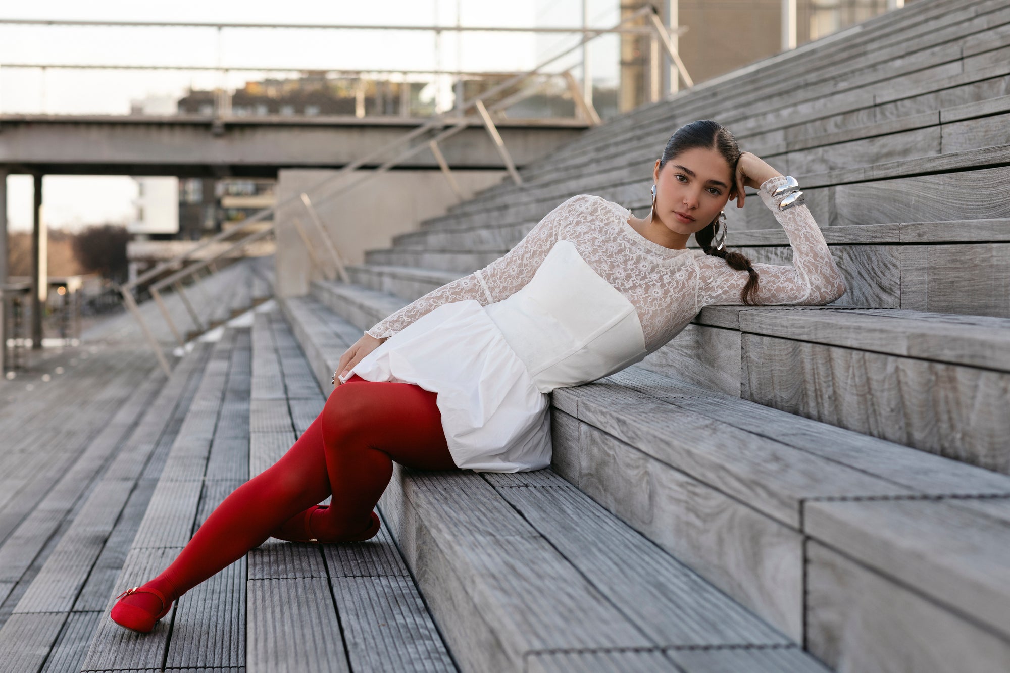 Bustier El Sadriya lin Ila-Lyone Fabriqué en France - vue de face